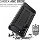 Samsung Galaxy S23 FE Hoesje Shock Proof Hybride Back Cover Zwart afbeelding 2