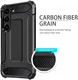 Samsung Galaxy S23 FE Hoesje Shock Proof Hybride Back Cover Zwart afbeelding 4