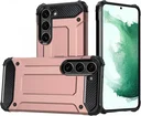 Samsung Galaxy S23 FE Hoesje Shock Proof Hybride Back Cover Roze Goud