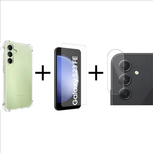Samsung Galaxy S23 FE Hoesje + Screen Protector + Camera Protector afbeelding 10