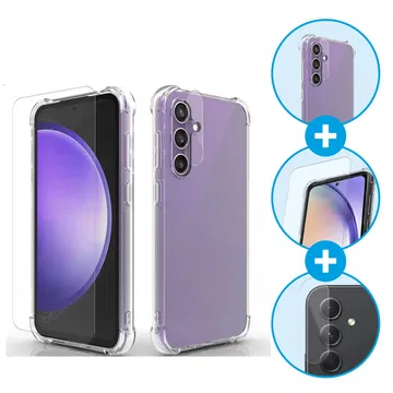 Samsung Galaxy S23 FE Hoesje + Screen Protector + Camera Protector