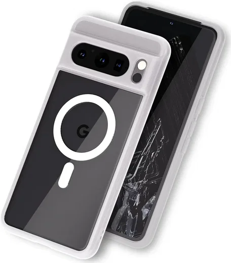 Whitestone Scope Case Google Pixel 8 Pro Hoesje MagSafe Wit afbeelding 1