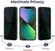 Rosso Apple iPhone 15 Privacy Glass Tempered Glass met Installatietray afbeelding 3