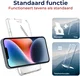 Rosso Apple iPhone 15 Privacy Glass Tempered Glass met Installatietray afbeelding 6
