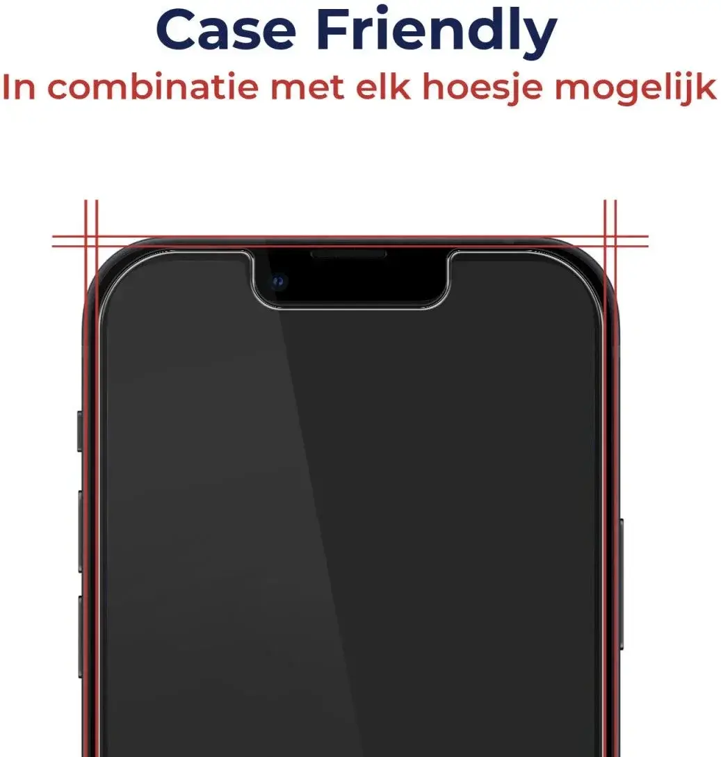 Rosso Apple iPhone 15 Plus Privacy Glass met Installatietray afbeelding 5