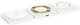 Essager 3-in-1 Opvouwbare Draadloze Lader iPhone/AirPods/Watch Wit afbeelding 2