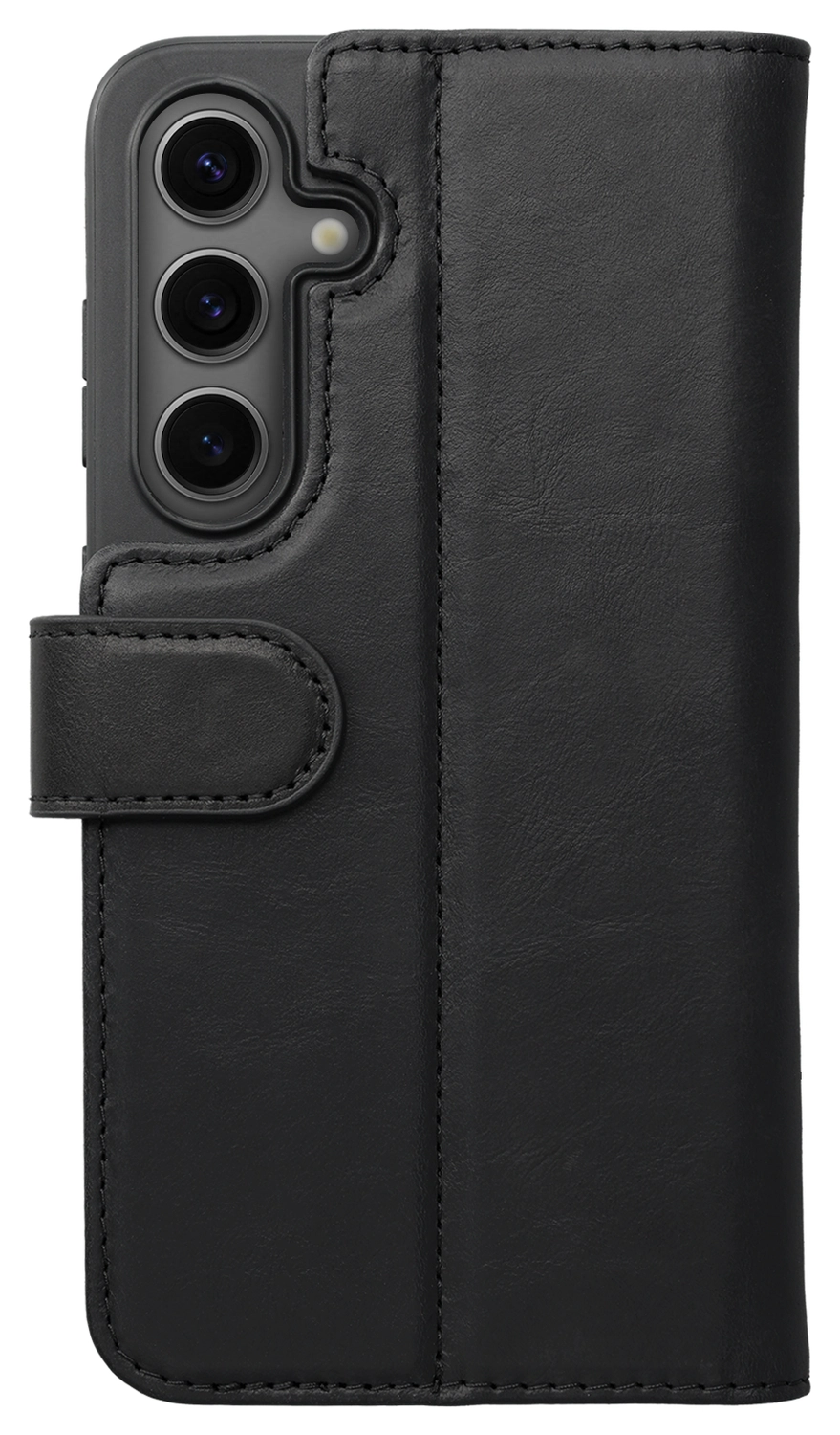 Rosso Elite Samsung Galaxy S24 Ultra Hoesje MagSafe Leer Zwart afbeelding 9