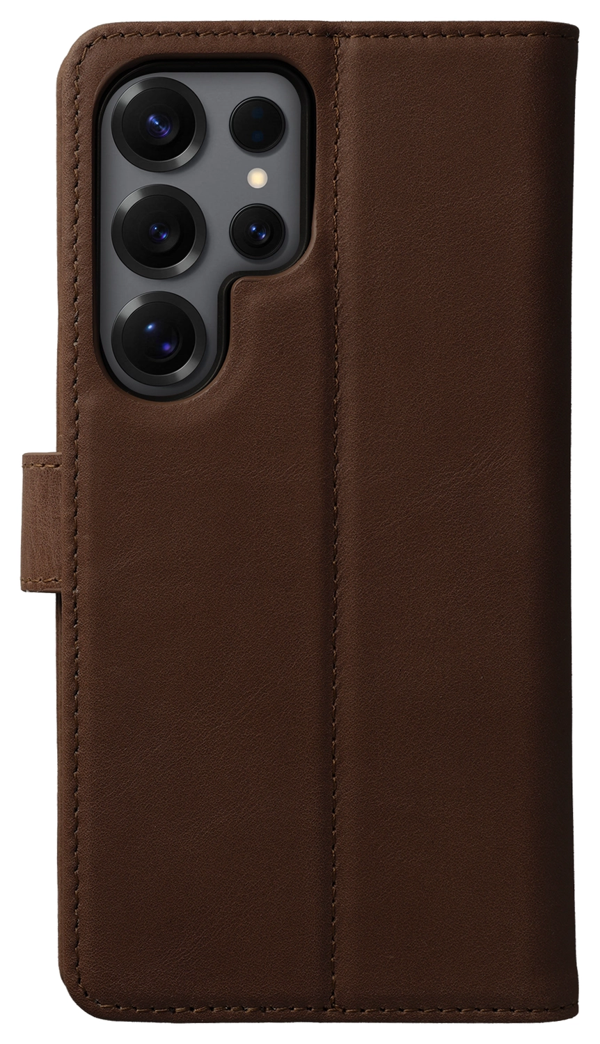Rosso Elite Samsung Galaxy S24 Ultra Hoesje MagSafe Leer Bruin afbeelding 9