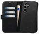 Rosso Elite Samsung Galaxy S24 Plus Hoesje MagSafe Leer Zwart