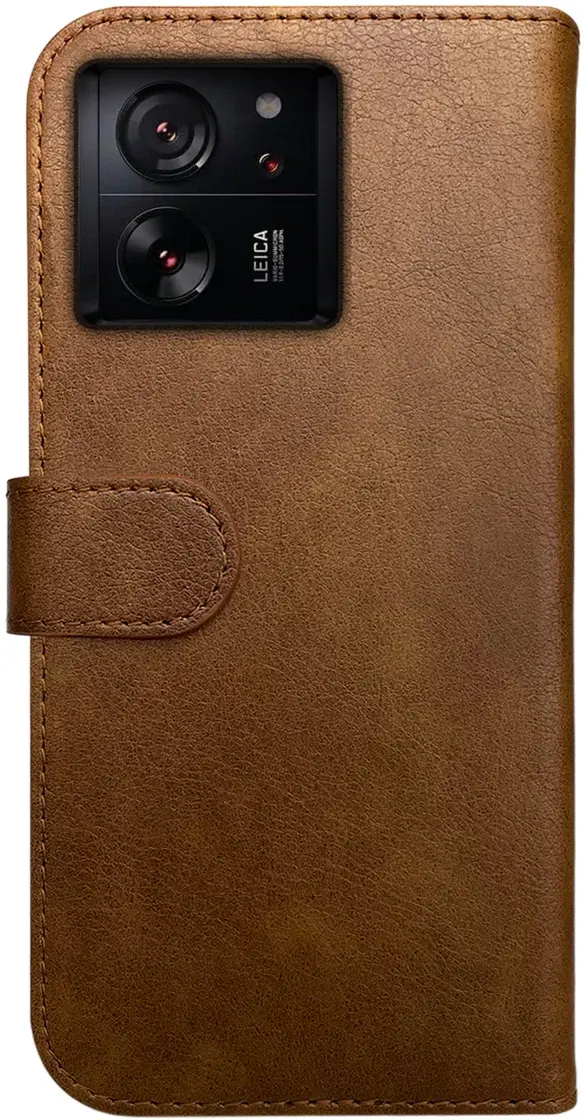 Rosso Element Xiaomi 13T / 13T Pro Hoesje Book Case Wallet Bruin afbeelding 2