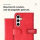 Rosso Element Samsung Galaxy S24 Hoesje Book Case Wallet Rood afbeelding 3