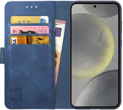Rosso Element Samsung Galaxy S24 Hoesje Book Case Wallet Blauw afbeelding