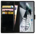 Rosso Element Samsung Galaxy S24 Ultra Hoesje Book Case Wallet Zwart
