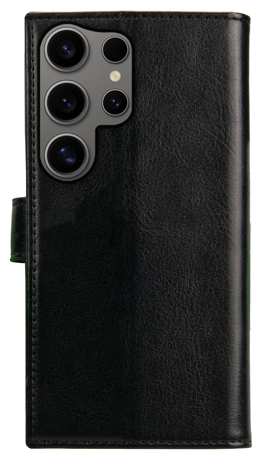 Rosso Element Samsung Galaxy S24 Ultra Hoesje Book Case Wallet Zwart afbeelding 2