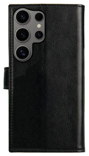 Rosso Element Samsung Galaxy S24 Ultra Hoesje Book Case Wallet Zwart afbeelding 2