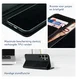 Rosso Element Samsung Galaxy S24 Ultra Hoesje Book Case Wallet Zwart afbeelding 3