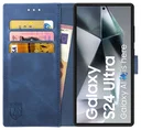 Rosso Element Samsung Galaxy S24 Ultra Hoesje Book Case Wallet Blauw