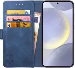 Rosso Element Samsung Galaxy S24 Plus Hoesje Book Case Wallet Blauw afbeelding