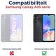 Rosso Element Samsung Galaxy A05s Hoesje Book Case Wallet Zwart afbeelding 8