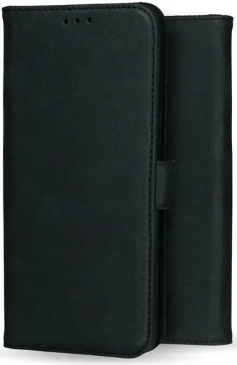 Rosso Deluxe Samsung Galaxy S24 Hoesje Echt Leer Book Case Zwart afbeelding 13