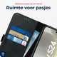 Rosso Deluxe Samsung Galaxy S24 Hoesje Echt Leer Book Case Zwart afbeelding 6