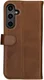 Rosso Deluxe Samsung Galaxy S24 Hoesje Echt Leer Book Case Bruin afbeelding 10