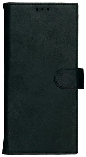Rosso Deluxe Samsung Galaxy S24 Ultra Hoesje Echt Leer Book Case Zwart afbeelding 10