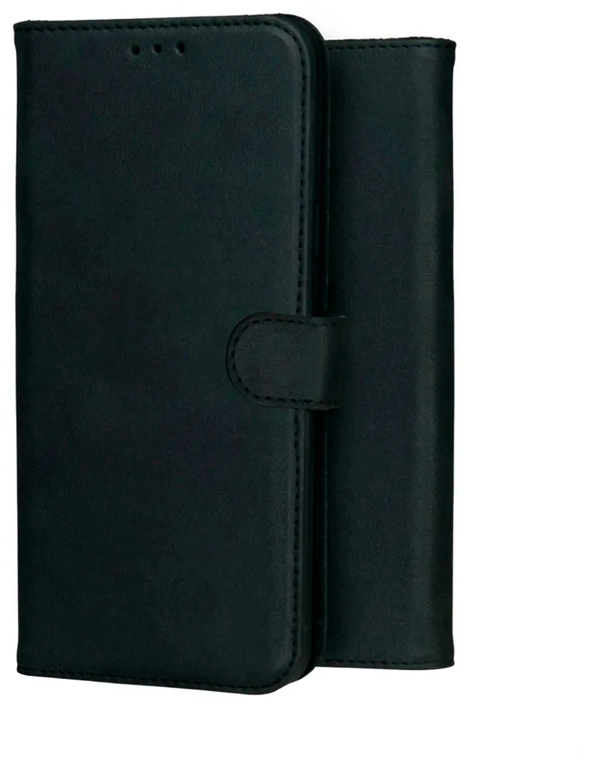 Rosso Deluxe Samsung Galaxy S24 Ultra Hoesje Echt Leer Book Case Zwart afbeelding 12