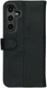 Rosso Deluxe Samsung Galaxy A15 Hoesje Echt Leer Book Case Zwart afbeelding 4