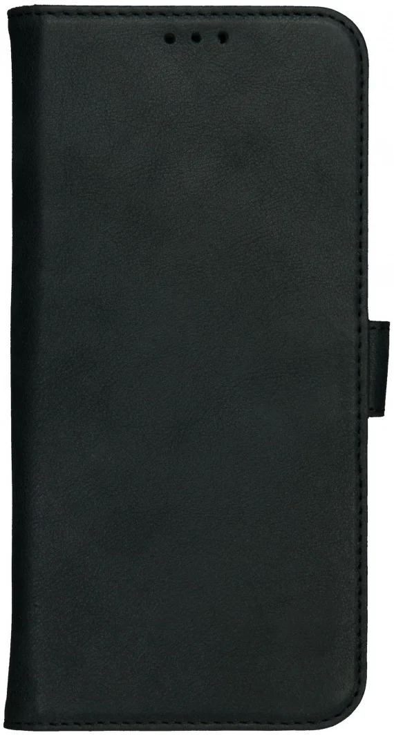 Rosso Deluxe OnePlus 12 Hoesje Echt Leer Book Case Zwart afbeelding 5