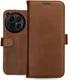 Rosso Deluxe OnePlus 12 Hoesje Echt Leer Book Case Bruin afbeelding 5