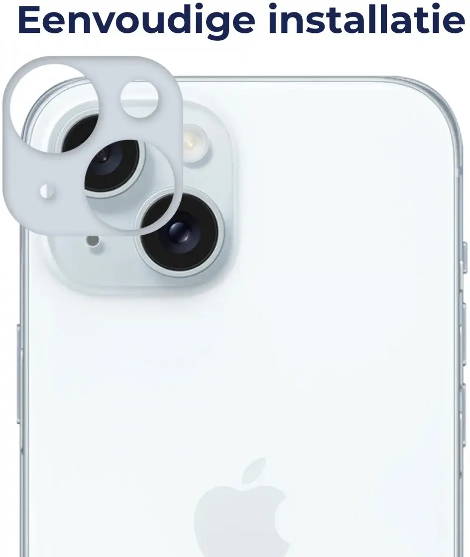 Rosso Apple iPhone 15 / 15 Plus Camera Lens Protector Blauw afbeelding 2