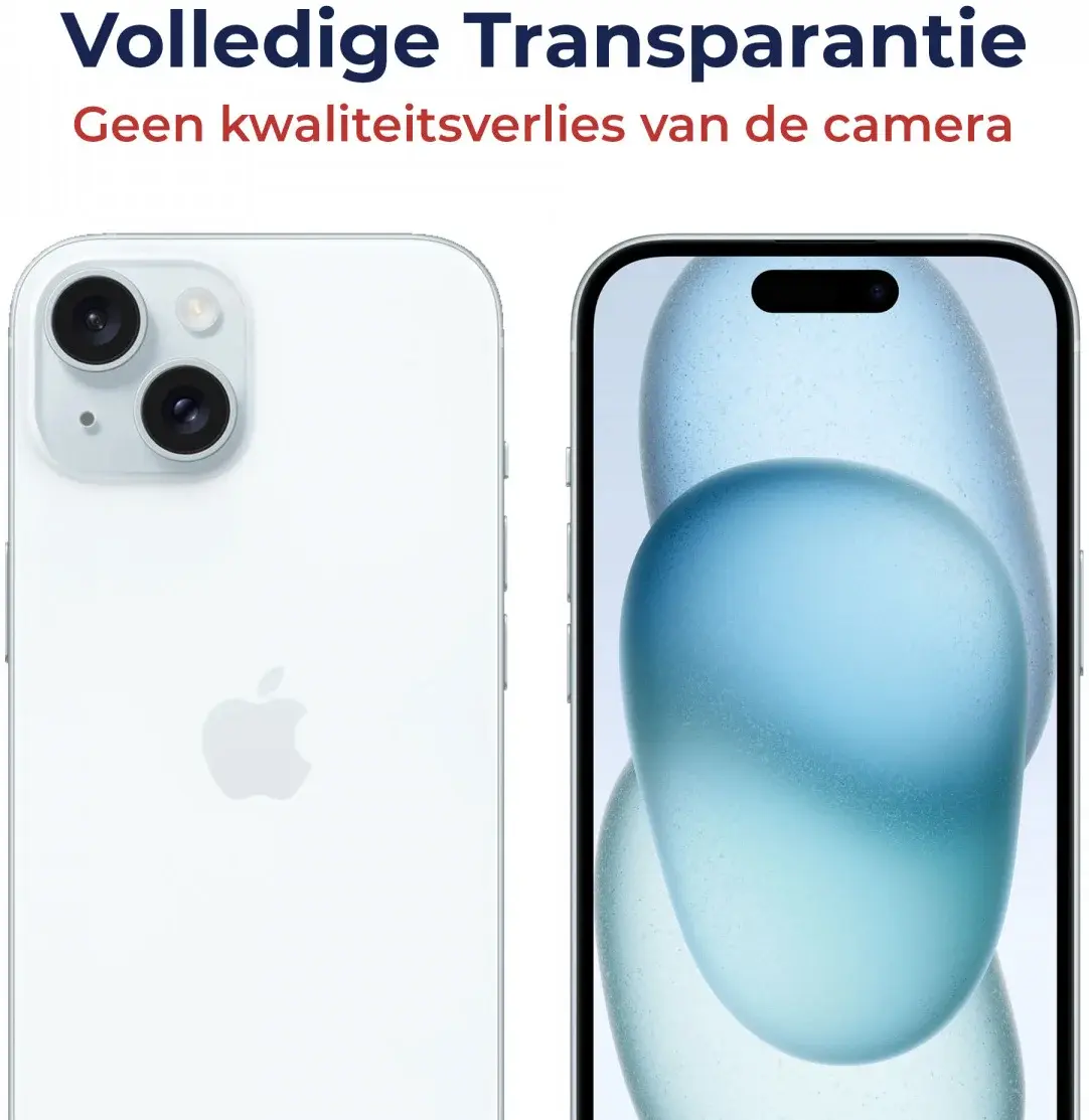 Rosso Apple iPhone 15 / 15 Plus Camera Lens Protector Blauw afbeelding 4