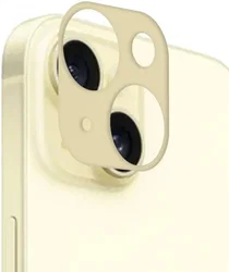 Rosso Apple iPhone 15 / 15 Plus Camera Lens Protector Geel afbeelding