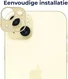 Rosso Apple iPhone 15 / 15 Plus Camera Lens Protector Geel afbeelding 2