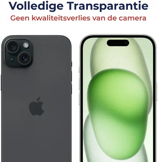 Rosso Apple iPhone 15 / 15 Plus Camera Lens Protector Groen afbeelding 2