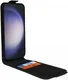 Rosso Element Samsung Galaxy S24 Plus Hoesje Verticale Flip Case Zwart afbeelding 2
