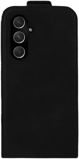 Rosso Element Samsung Galaxy S24 Plus Hoesje Verticale Flip Case Zwart afbeelding 3