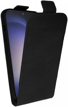 Rosso Element Samsung Galaxy S24 Ultra Hoesje Verticale Flip Zwart
