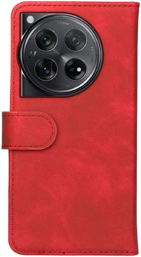 Rosso Element OnePlus 12 Hoesje Book Cover Case Wallet Rood afbeelding 2
