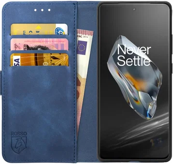 Rosso Element OnePlus 12 Hoesje Book Cover Case Wallet Blauw