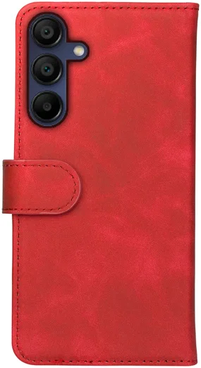 Rosso Element Samsung Galaxy A15 Hoesje Book Case Wallet Rood afbeelding 2