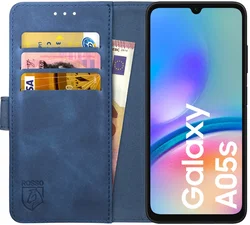 Rosso Element Samsung Galaxy A05s Hoesje Book Case Wallet Blauw afbeelding