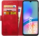 Rosso Element Samsung Galaxy A05s Hoesje Book Case Wallet Rood