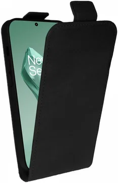 Rosso Element OnePlus 12 Hoesje Verticale Flip Case Zwart