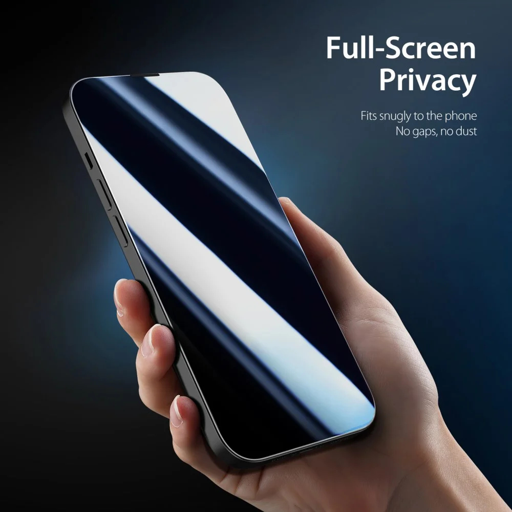 Dux Ducis Apple iPhone 15 Pro Screen Protector Privacy Tempered Glass afbeelding 7