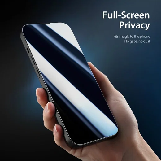 Dux Ducis Apple iPhone 15 Pro Screen Protector Privacy Tempered Glass afbeelding 7