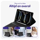 Buddi Zuna Samsung Tab S9 Ultra Hoes met QWERTY Toetsenbord Book Case Zwart afbeelding 4