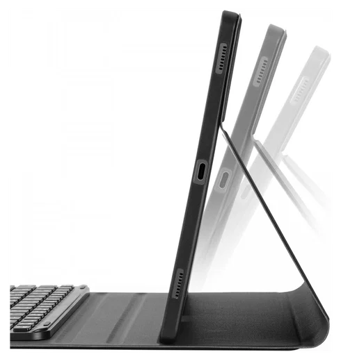 Buddi Zuna Samsung Tab S9 Ultra Hoes met QWERTY Toetsenbord Book Case Zwart afbeelding 6