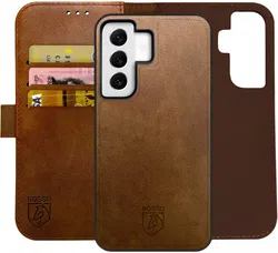 Rosso Element Uitneembaar 2-in-1 Samsung Galaxy S24 Hoesje Bruin afbeelding